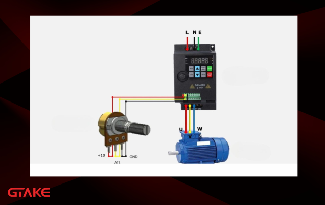 Đấu dây biến trở với biến tần