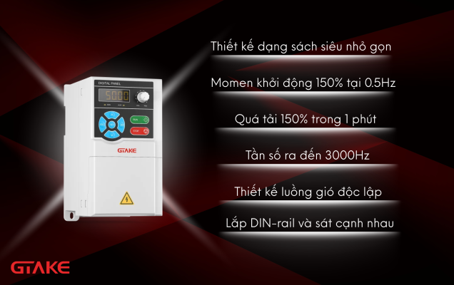Ưu điểm của biến tần GTAKE GK210