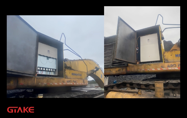Hoán cải máy xúc điện Komatsu PC800-6 bằng biến tần GK620
