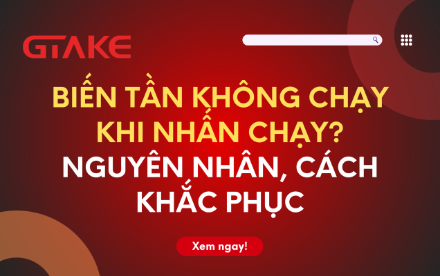 biến tần không chạy khi nhấn chạy