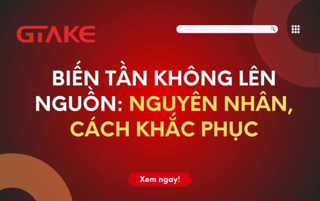 biến tần không lên nguồn